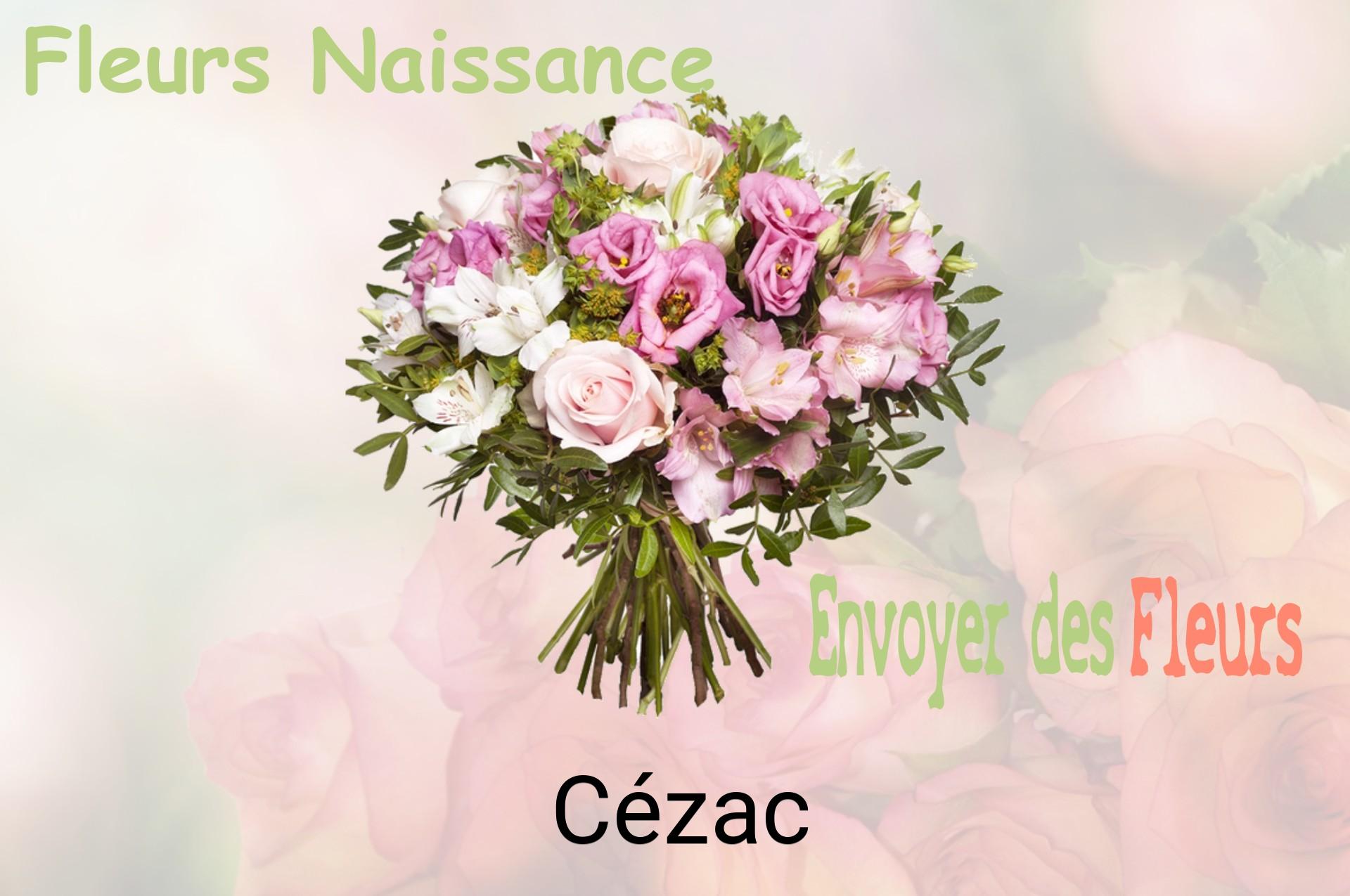 Bouquet de fleurs de naissance livré à Cézac